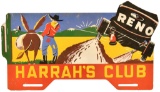 Harrah's Club License Plate Topper
