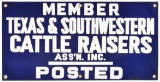 Texas Cattle Raisers Sign