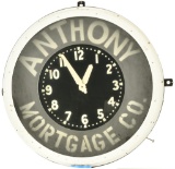 Anthony Mortgage Co. Neon Clock