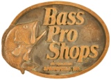 Bass Pro Shops Brass Sign