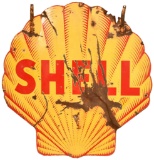 Shell Pecten Porcelain Sign 