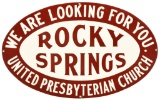 Rocky Springs Presbyterian Church Sign