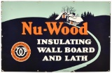 Nu-wood Insulating Wall Board And Lath Sign