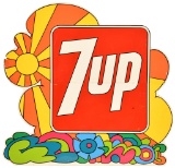 Large 7 Up 2 Piece Sign