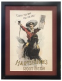 Hartshorns Root Beer Framed Poster Reprint