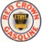 Red Crown Ethyl Gasoline Curb Sign