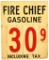 Texaco Fire Chief Gasoline Pricer Sign