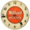 Willard Batteries Lighted Clock