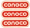 Lot Of 3 Conoco Plastic Sign Inserts