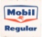 Mobil Regular Gas Pump Plate