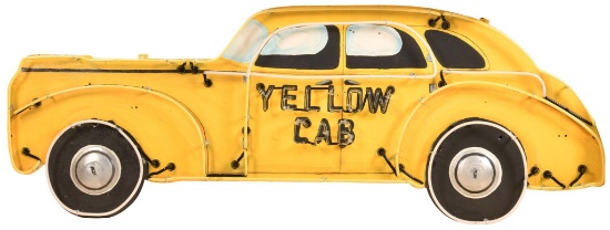 Yellow Cab Neon Sign