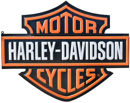 Harley Davidson Motorcycles Dealership Sign