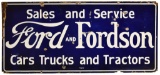 Ford And Fordson Sales And Service Sign