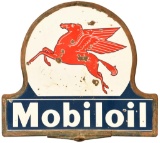 Mobiloil Keyhole Curb Sign