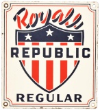 Royal Republic Regular Gasoline Pump Plate