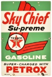 Texaco Sky Chief Petrox Pump Plate