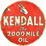 Kendall The 2000 Mile Oil Sign