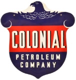 Colonial Petroleum Company Die Cut Sign