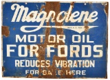 Magnolene Motor Oil Flange Sign