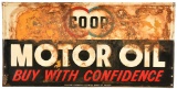 Co Op Motor Oil Sign