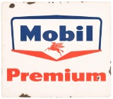 Mobil Premium Gas Pump Plate