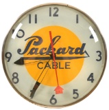 Packard Cable Lighted Telechron Clock