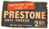 Prestone Anti-freeze Banner