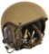 U.S. Military Combat Vehicle Crewman Helmet With Ballistic Shell