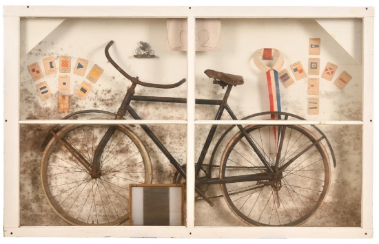 Early Boys Bicycle In Shadowbox