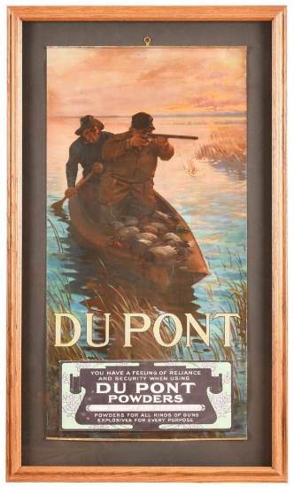 Du Pont Powder Framed 1906 Calendar