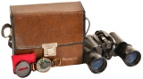 Engineer Compass and Bushnell Binoculars