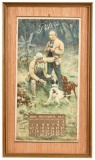 Peters Cartridge 1905 Framed Calendar