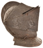 Medieval Knights Helmet With Visor