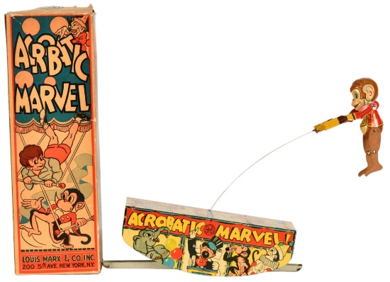 Louis Marx & Co. Acrobatic Marvel Tin Lithograph Toy
