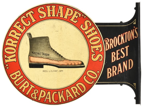 Burt & Packard Co. Shoes Flange Sign