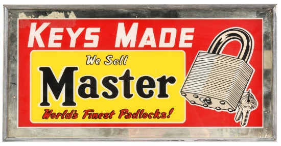 Master Lock Lighted Countertop Display Sign