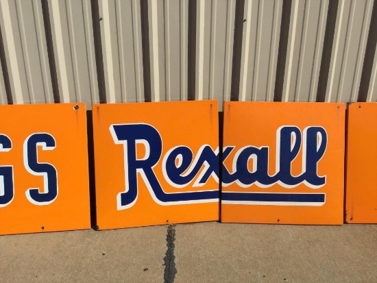Rexall Griffin Drugs Vintage metal sign