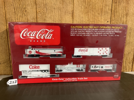 Coca-Cola Collectable Train Set