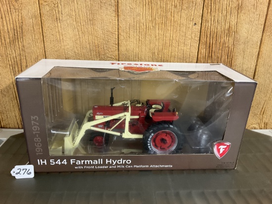 IH 544 Farmall Hydro w/Front Loader & Milkcan Platform - 3363/5000