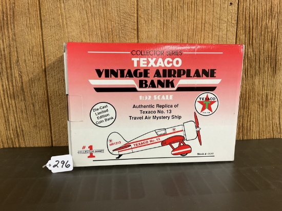 Texaco #13 Vintage Plane Bank