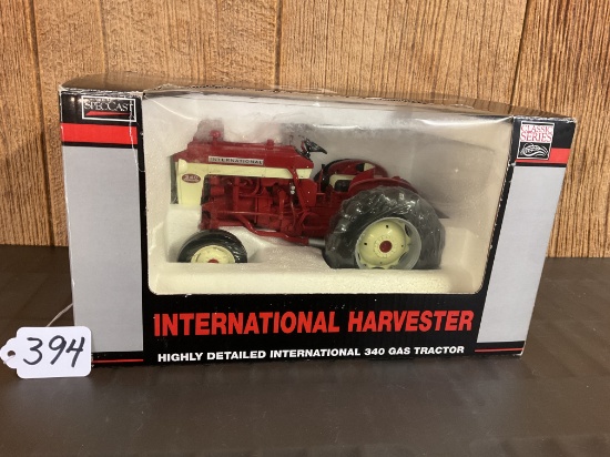 IH 340 Utility Gas Tractor Spec Cast