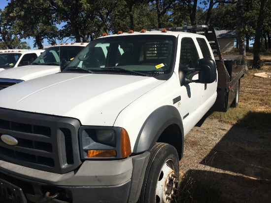 2005 F550 Crew Cab Flatbed