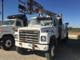 1985 International 1854 Reel Truck with Bucket