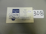 Campbell's Soup Refund $1.70 Silver Coins