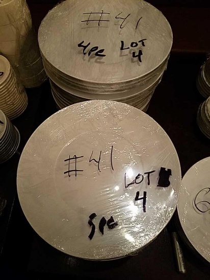 12 In Porcelain Plates