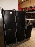 2 Carlisle Insulated Catering Hot/cold Boxes On Wheelcarts