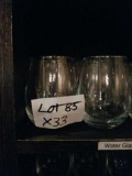Wine Glasses. Stemless Goblets.