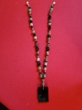 Earth Tone Beaded Necklace