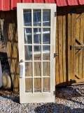 15 Pane Solid Wood Door