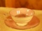 Paragon Fine Bone China Tea Cup and Saucer- Pink and White w/flowers